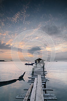 Sunrise at Dove Jetty