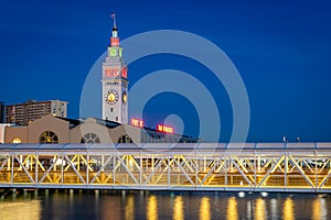 Sunrise from the Embarcadero in San Francisco