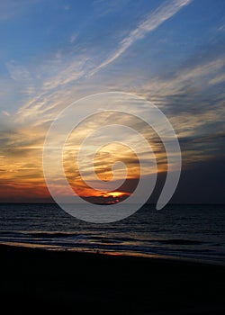 Sunrise at Emerald Isle beach