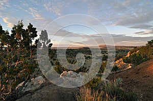 Sunrise Galisteo Mew Mexico photo