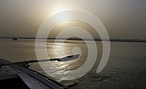 Sunrise at the Ganges