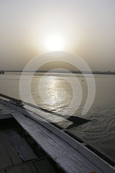 Sunrise at the Ganges