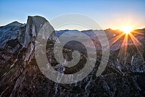 Sunrise on Glacier Point, Yosemite National Park, California