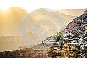 Sunrise at the Grand Canyon in Arizona, USA