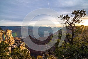 Sunrise at the grand Canyon