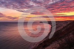 Sunrise at Grand Sable Dunes - Grand Marais, Michigan photo