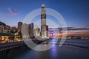 Sunrise in Hong Kong