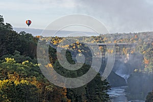 Sunrise From Inspiration Point At Letchworth State Park