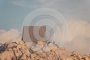 Sunrise on the italian Julian Alps