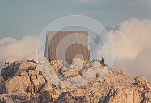 Sunrise on the italian Julian Alps