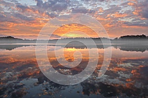 Sunrise, Jackson Hole Lake