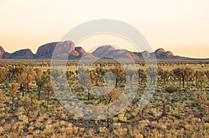 Sunrise at Kata Tjuta