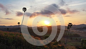 Sunrise at khao kho viewpoint, Phetchabun, Thailand