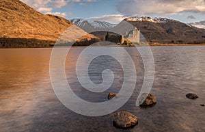 Sunrise at Kilchurn Castle on Loch Awe