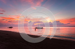 Sunrise at Lakawon Beach Resort, Cadiz, Negros Occidental, Phlippines photo