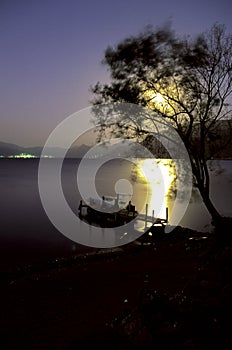 Sunrise- Lake Atitlan, Guatemala photo