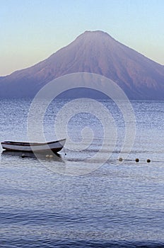 Sunrise- Lake Atitlan, Guatemala photo