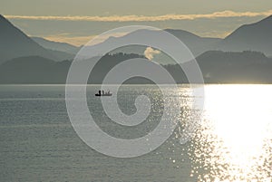 Sunrise on Lake Maggiore