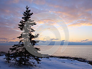 Sunrise on Lake Superior photo