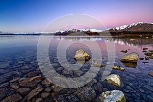 Sunrise at Lake Tekapo, South Island, New Zealand