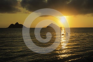 Sunrise at lanikai