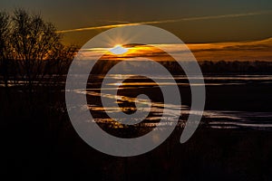 Sunrise about the Lewitz