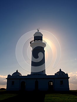 Sunrise Lighthouse Silhouette, Vaucluse, Australia