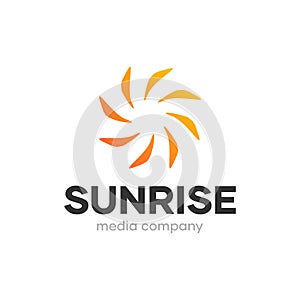 Sunrise Logo Community Advisory Management Design Template