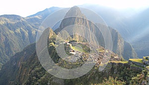 Sunrise at Macchu Picchu