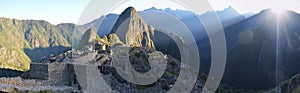 Sunrise at Machu Picchu, Cusco,Peru