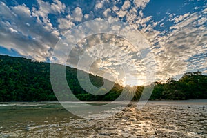 Sunrise at Mai ngam beach, Surin island National park, Phang nga, Thailand