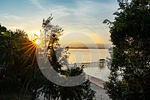 Sunrise at Manukan Island Kota Kinabalu Sabah