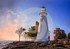 Sunrise At The Marblehead Lighthouse