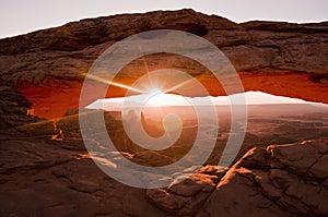 Sunrise at Mesa Arch