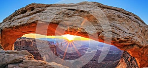 Sunrise at Mesa Arch in Canyonlands National Park