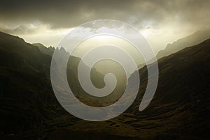 Sunrise in the montains