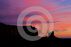 Sunrise Monument Valley Arizona Navajo Nation