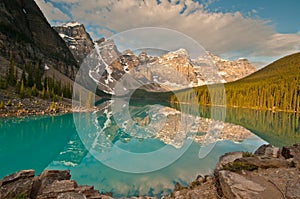 Sunrise of Moraine Lake