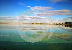 Sunrise on Morii Lake, Bucharest