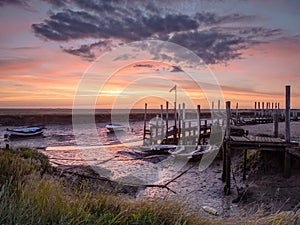 Sunrise at Morston Norfolk