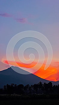 sunrise mount rinjani