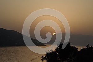 Sunrise in the mountains