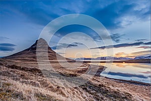 Sunrise at Mt. Kirkjufell, Iceland