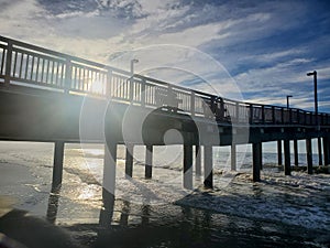 Sunrise by Myrtle Beach pier