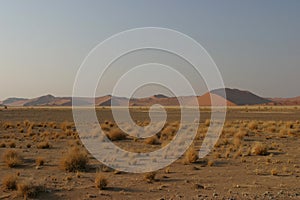 Sunrise namib desert