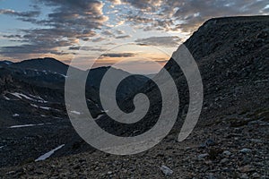 Sunrise Near Arapaho Glacier - Colorado photo