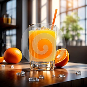 Sunrise Nectar: Savoring the Zest and Zing of Fresh Orange Juice.