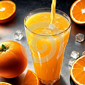 Sunrise Nectar: Savoring the Zest and Zing of Fresh Orange Juice.