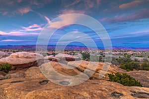 Sunrise in Needles District