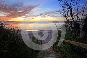 Sunrise Nelson Beach Jervis Bay Australia